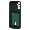 Чехол-накладка с картхолдером - SC304 для Samsung Galaxy A14 4G/5G (dark green)  — фото 2