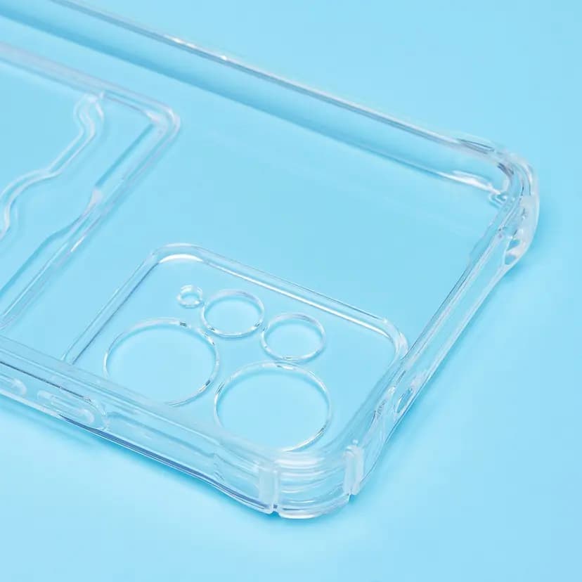 Чехол-накладка с картхолдером - SC276 для Redmi Note 12 4G (transparent) — фото 2