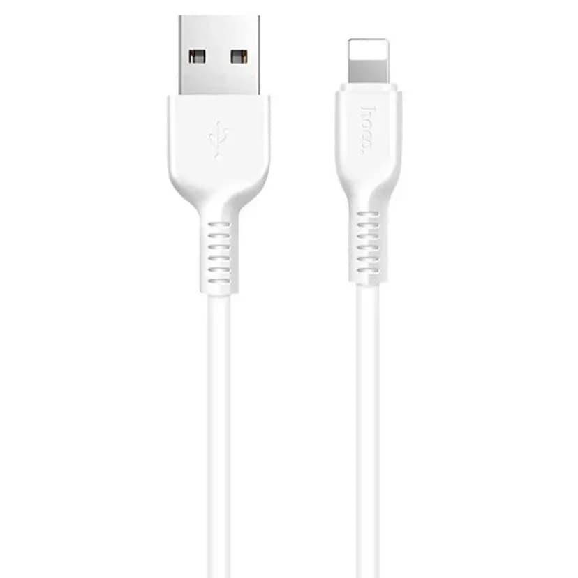 Кабель USB - Apple lightning - Hoco X20 Starlight Glare (200 см) (white) — фото 2
