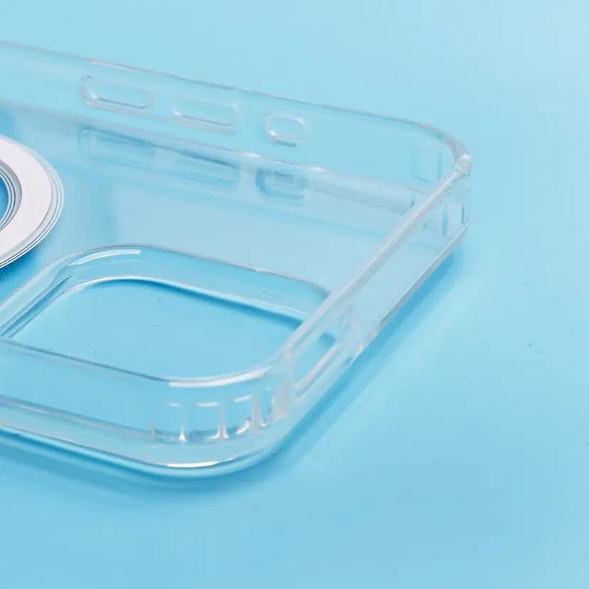 Чехол-накладка - SM006 SafeMag для Apple iPhone 15 Pro Max (transparent)  — фото 3