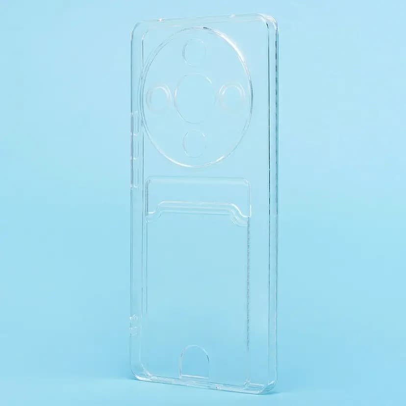 Чехол-накладка с картхолдером - SC336 для Honor X9b (transparent) 