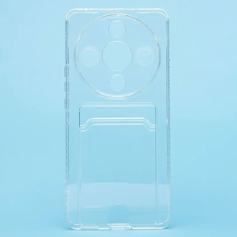 Чехол-накладка с картхолдером - SC336 для Honor X9b (transparent)  — фото 2