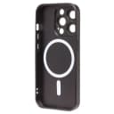 Чехол-накладка - SM020 Matte SafeMag для Apple iPhone 15 Pro (black)  — фото 2