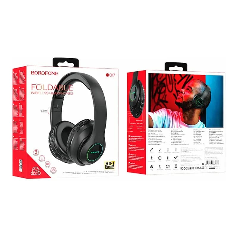 Наушники беспроводные полноразмерные - Borofone BO17 (black) 