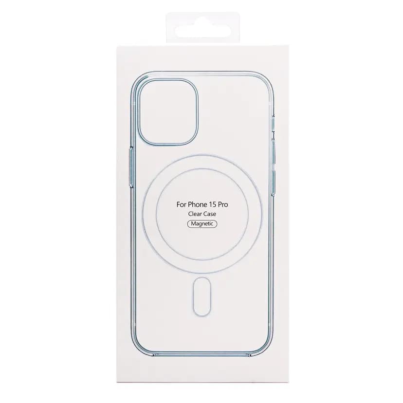 Чехол-накладка - SM006 SafeMag для Apple iPhone 15 Pro (transparent) 