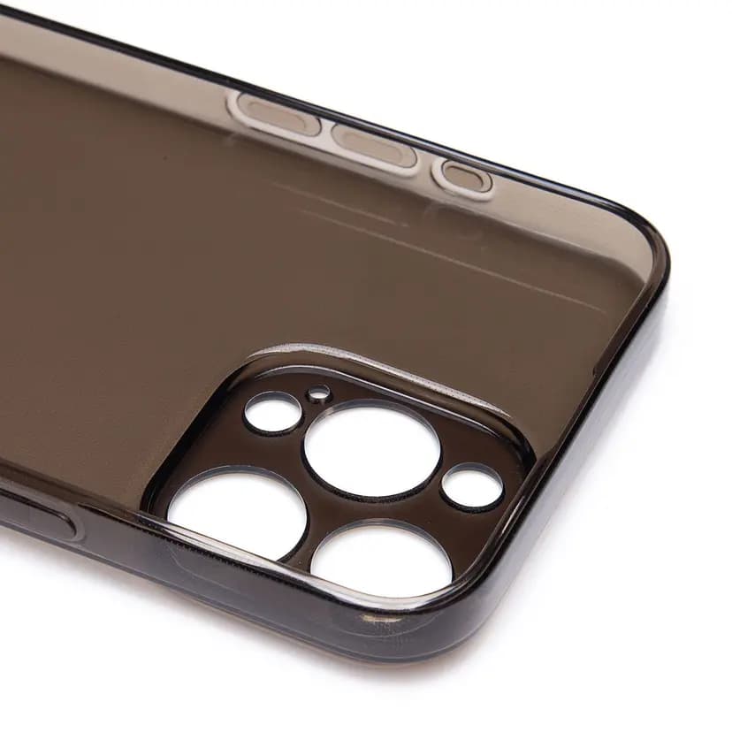Чехол-накладка - Ультратонкий для Apple iPhone 15 Pro Max (black)  — фото 2