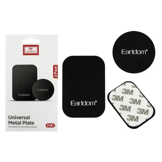 Пластина для магнитных держателей - Earldom ET-EH87 (2 шт) (black) 