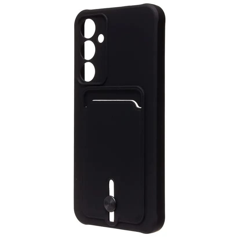 Чехол-накладка с картхолдером - SC304 для Samsung Galaxy A55 (black) 