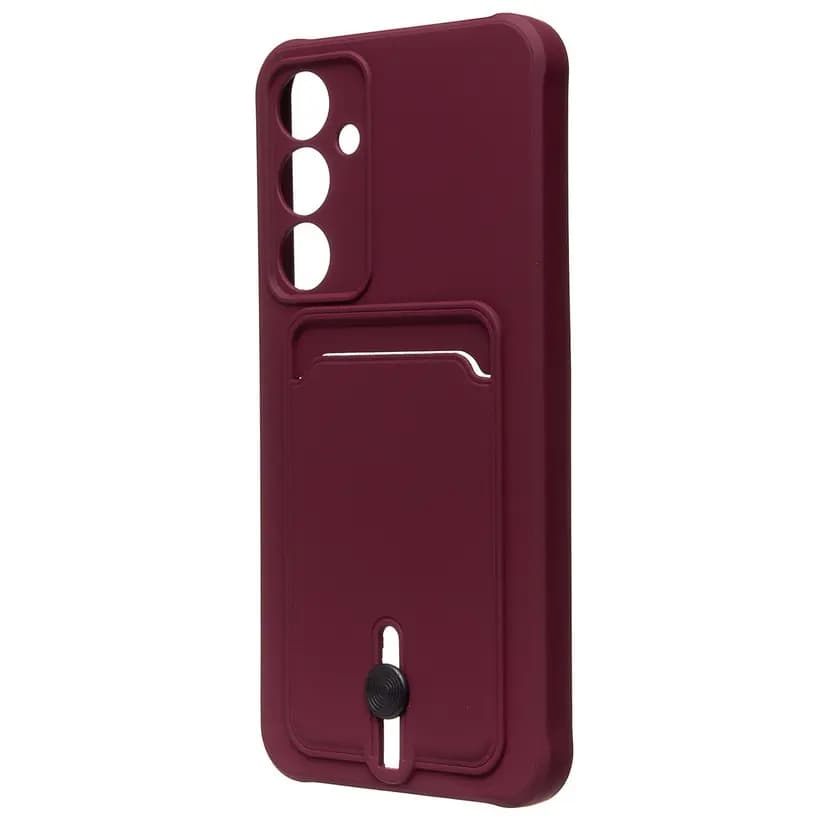 Чехол-накладка с картхолдером - SC304 для Samsung Galaxy A55 (bordo) 
