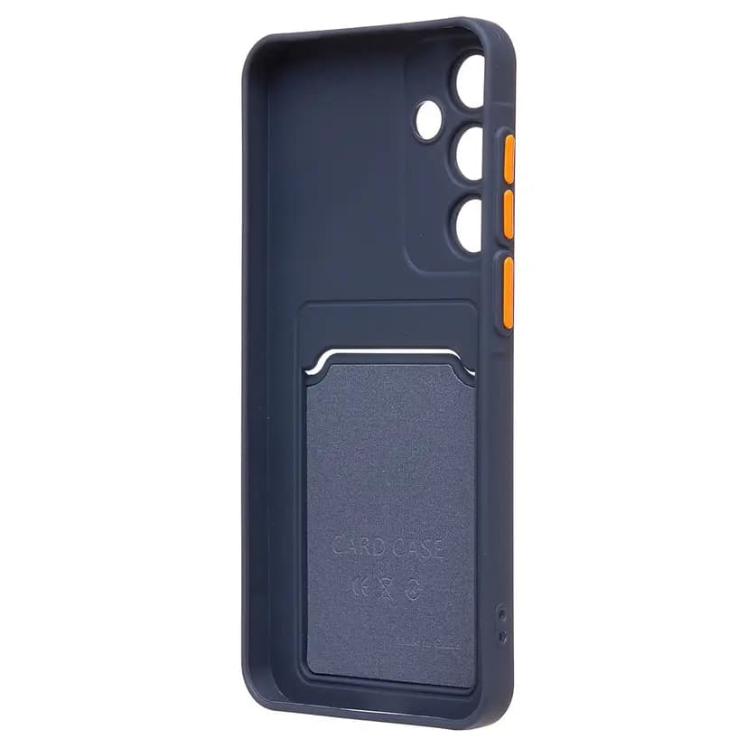 Чехол-накладка с картхолдером - SC337 для Samsung Galaxy A55 (dark blue)  — фото 2