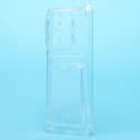 Чехол-накладка с картхолдером - SC338 для Xiaomi 14 Pro (transparent)  — фото 1