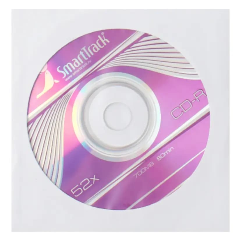Диск оптический - SmartTrack CD-R 700Mb 52x (pink) 