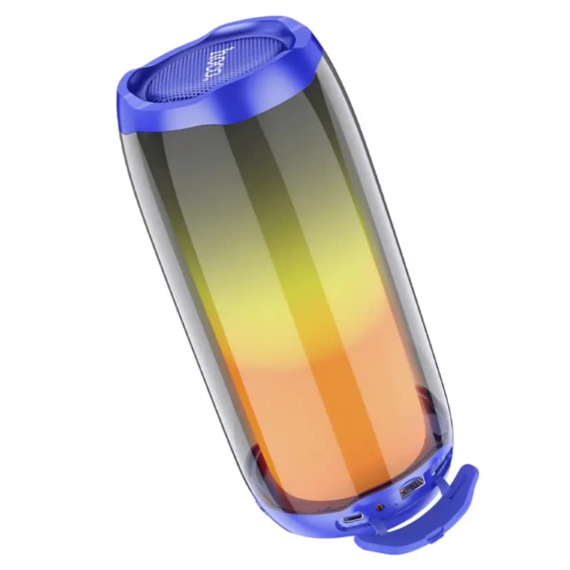 Акустика беспроводная - Hoco HC8 Pulsating (MicroSD/3.5 jack/USB/Type-C) (blue)  — фото 3