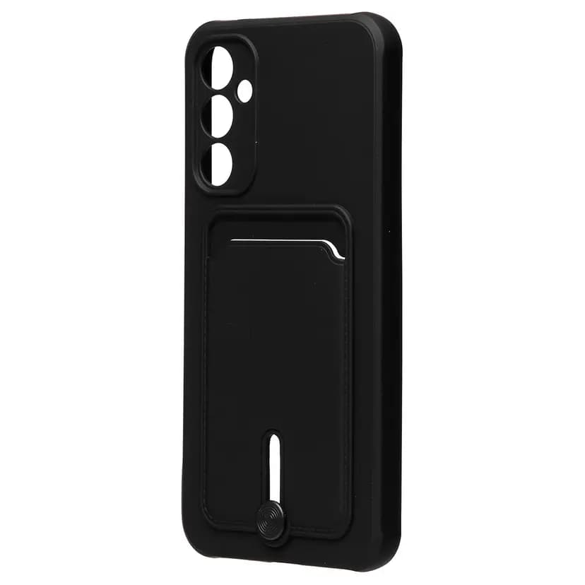 Чехол-накладка с картхолдером - SC304 для Samsung Galaxy A34 (black)