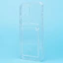 Чехол-накладка с картхолдером - SC276 для Apple iPhone 12 Pro Max (transparent)  — фото 1