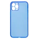 Чехол-накладка - SC344 для Apple iPhone 12 Pro Max (transparent/blue)  — фото 2