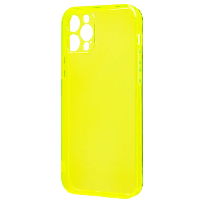 Чехол-накладка - SC344 для Apple iPhone 12 Pro (transparent/yellow) 