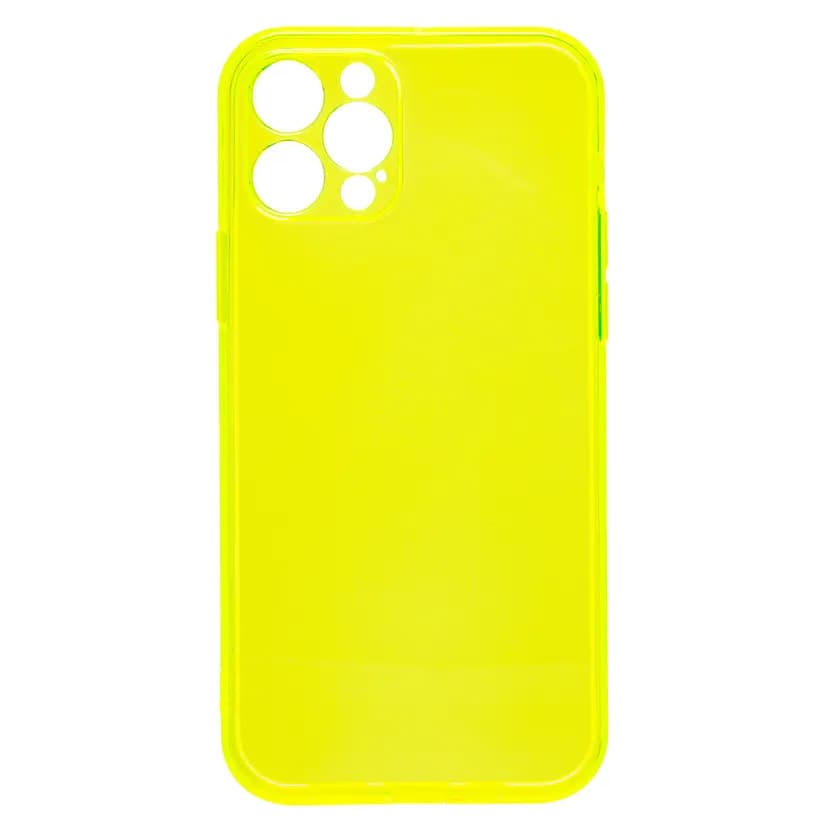 Чехол-накладка - SC344 для Apple iPhone 12 Pro (transparent/yellow)  — фото 2