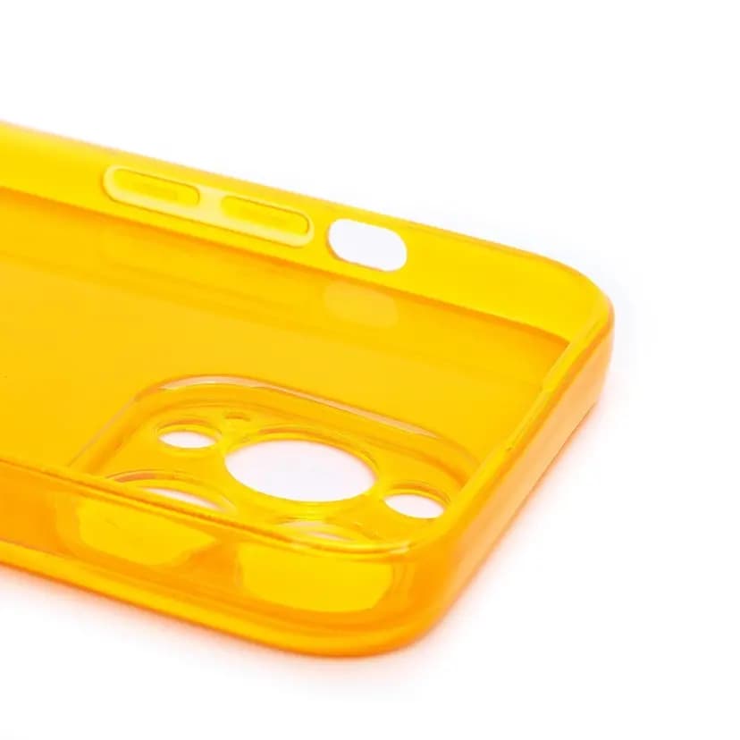 Чехол-накладка - SC344 для Apple iPhone 13 Pro (transparent/orange)  — фото 2