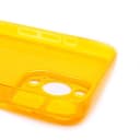 Чехол-накладка - SC344 для Apple iPhone 15 Pro (transparent/orange)  — фото 2