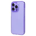 Чехол-накладка - SC344 для Apple iPhone 15 Pro (transparent/violet)  — фото 1
