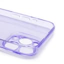 Чехол-накладка - SC344 для Apple iPhone 15 Pro (transparent/violet)  — фото 2