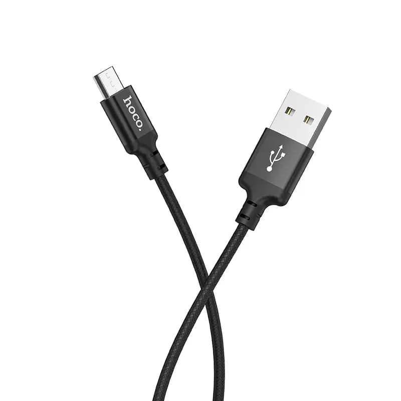 Кабель USB - Micro-USB - Hoco X14 Times Speed (100 см) (black)  — фото 2