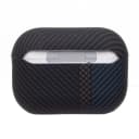 Чехол - Luxo Creative PC120 для кейса Apple AirPods Pro 2 (black/blue)  — фото 3