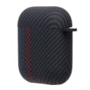Чехол - Luxo Creative PC120 для кейса Apple AirPods 1/2 (black/blue)  — фото 3