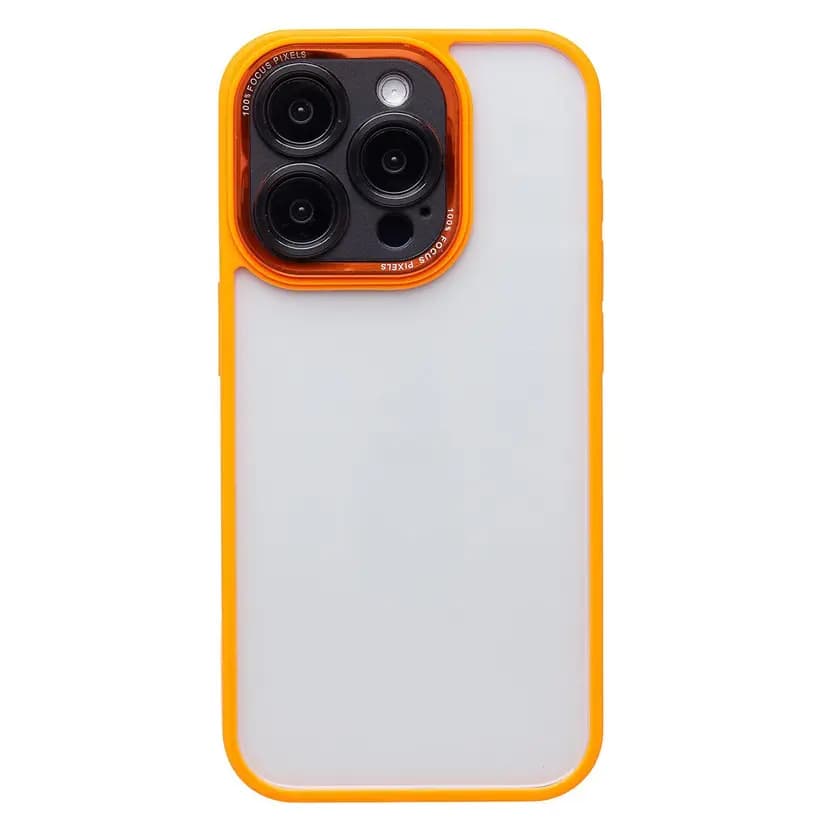 Чехол-накладка - PC090 для Apple iPhone 15 Pro (orange) 