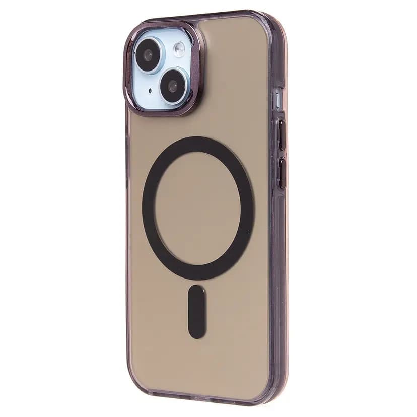 Чехол-накладка - SM025 SafeMag для Apple iPhone 15 (black) 