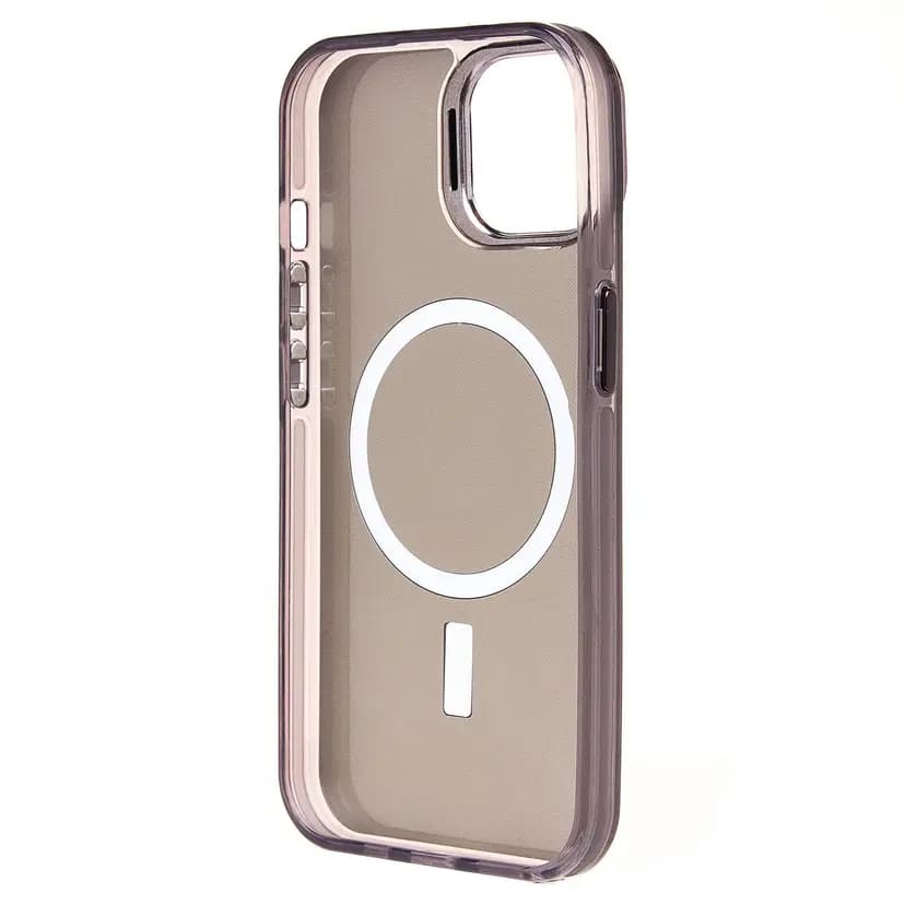Чехол-накладка - SM025 SafeMag для Apple iPhone 15 (black)  — фото 2