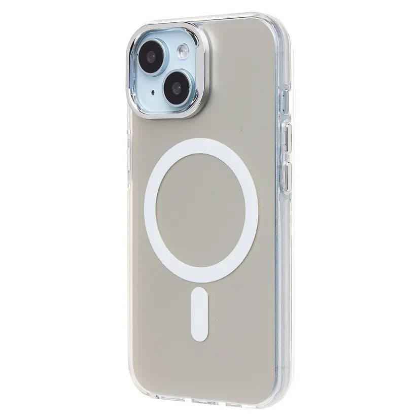 Чехол-накладка - SM025 SafeMag для Apple iPhone 15 (white)