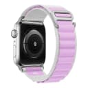 Ремешок на застёжке - Alpine Loop для Apple Watch 38/40/41 мм (white/light violet)  — фото 2