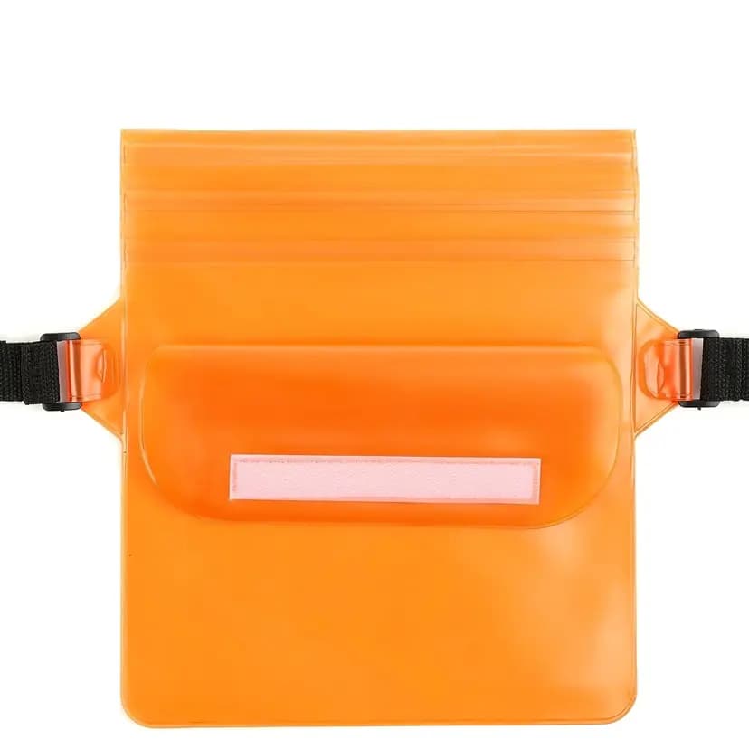 Чехол-сумка - WPC004 универсальный влагозащищённый 7.0 (orange)  — фото 2