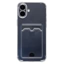 Чехол-накладка с картхолдером - SC276 для Apple iPhone 16 Plus (transparent)  — фото 2