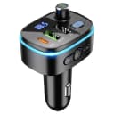 FM-модулятор - Hoco E62 20W PD+QC3.0 (Type-C/2xUSB) (black)  — фото 2