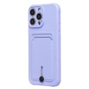 Чехол-накладка с картхолдером - SC304 для Apple iPhone 16 Pro Max (light violet)  — фото 1