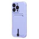 Чехол-накладка с картхолдером - SC304 для Apple iPhone 16 Pro (light violet)  — фото 1