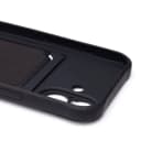 Чехол-накладка с картхолдером - SC304 для Apple iPhone 16 (black)  — фото 2