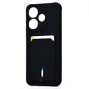Чехол-накладка с картхолдером - SC304 для Redmi 13 4G (black)  — фото 1