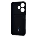 Чехол-накладка с картхолдером - SC304 для Redmi 13 4G (black)  — фото 2