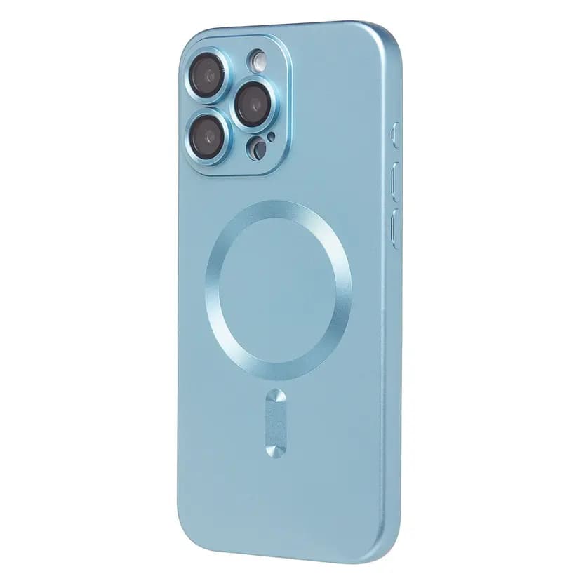 Чехол-накладка - SM020 Matte SafeMag для Apple iPhone 16 Pro Max (light blue) 