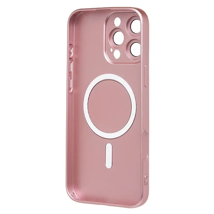 Чехол-накладка - SM020 Matte SafeMag для Apple iPhone 16 Pro Max (light pink)  — фото 2