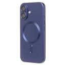 Чехол-накладка - SM020 Matte SafeMag для Apple iPhone 16 (dark blue)  — фото 1