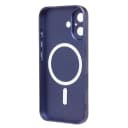 Чехол-накладка - SM020 Matte SafeMag для Apple iPhone 16 (dark blue)  — фото 2