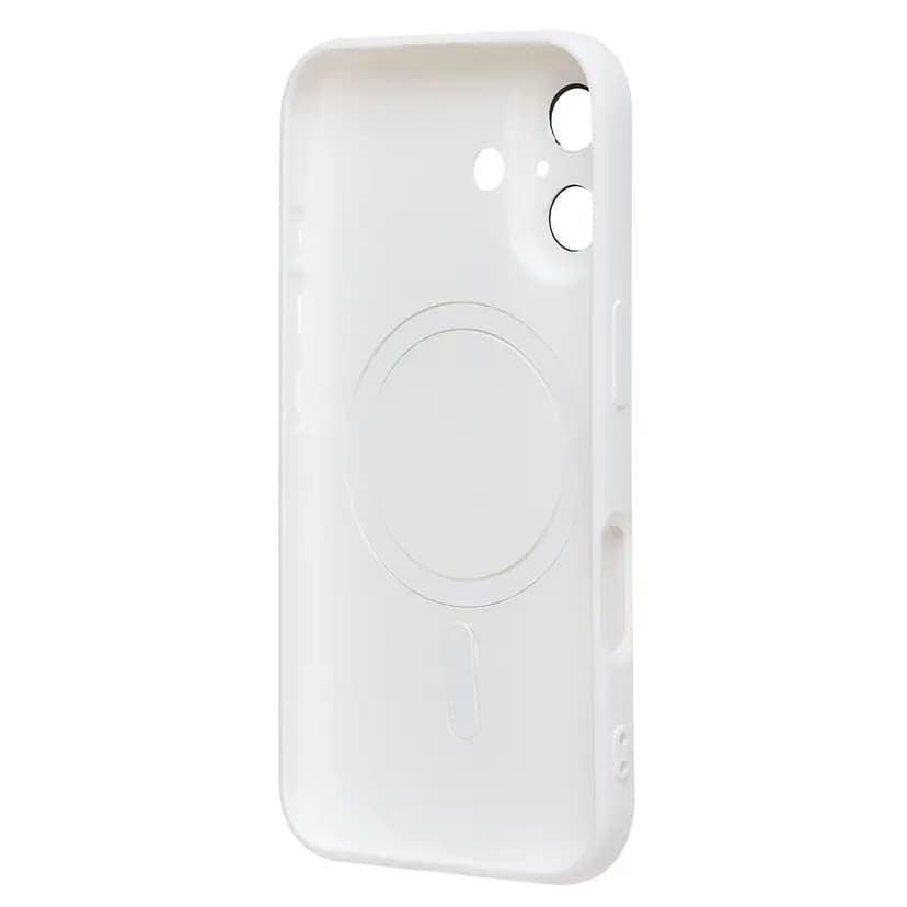 Чехол-накладка - SM020 Matte SafeMag для Apple iPhone 16 (white) — фото 2