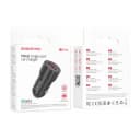 Адаптер автомобильный - Borofone BZ19A Wisdom 18W QC3.0 (USB) (black)  — фото 1