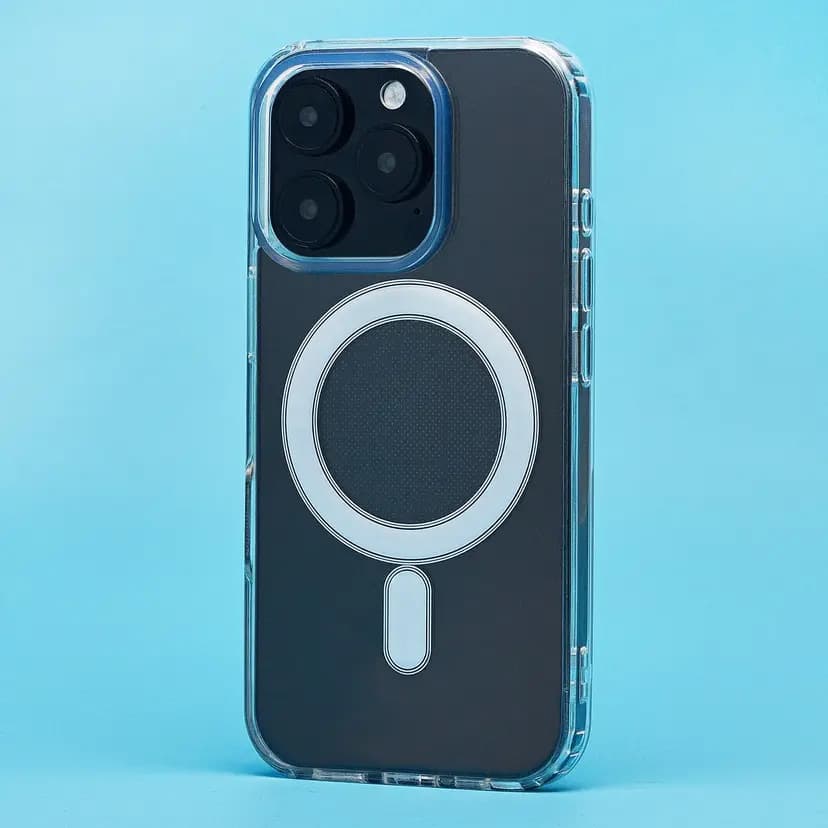 Чехол-накладка - SM006 SafeMag для Apple iPhone 16 Pro (transparent) 