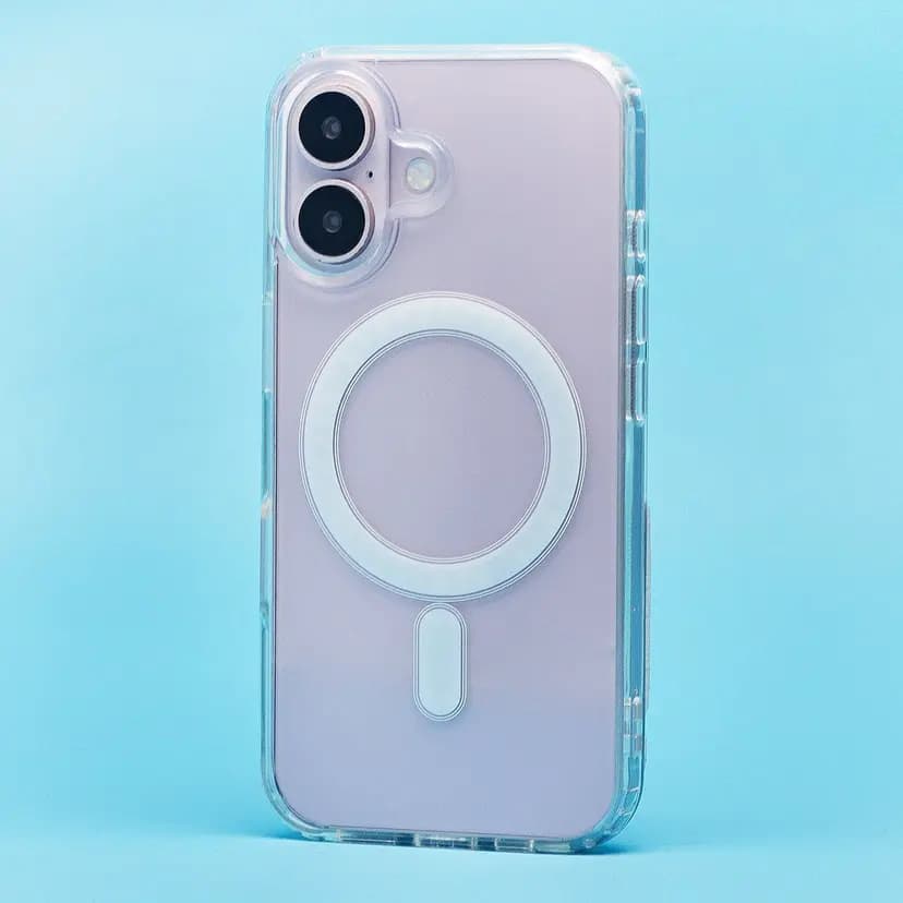 Чехол-накладка - SM006 SafeMag для Apple iPhone 16 (transparent) 